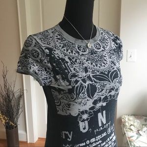 Skinny Minnie Lazer T in Charcoal Gray Medium